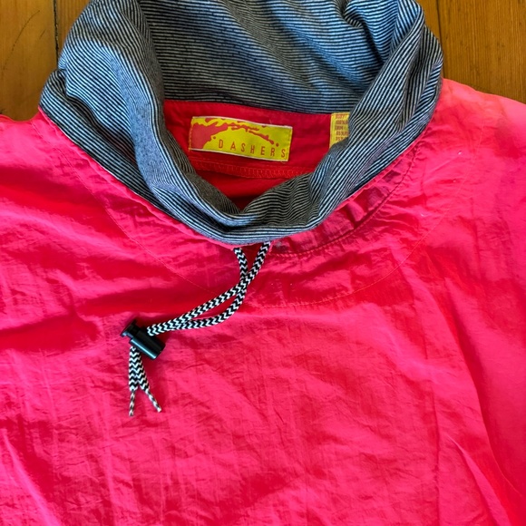 Dashers Vintage Retro Jacket Pink Pullover - Picture 3 of 8